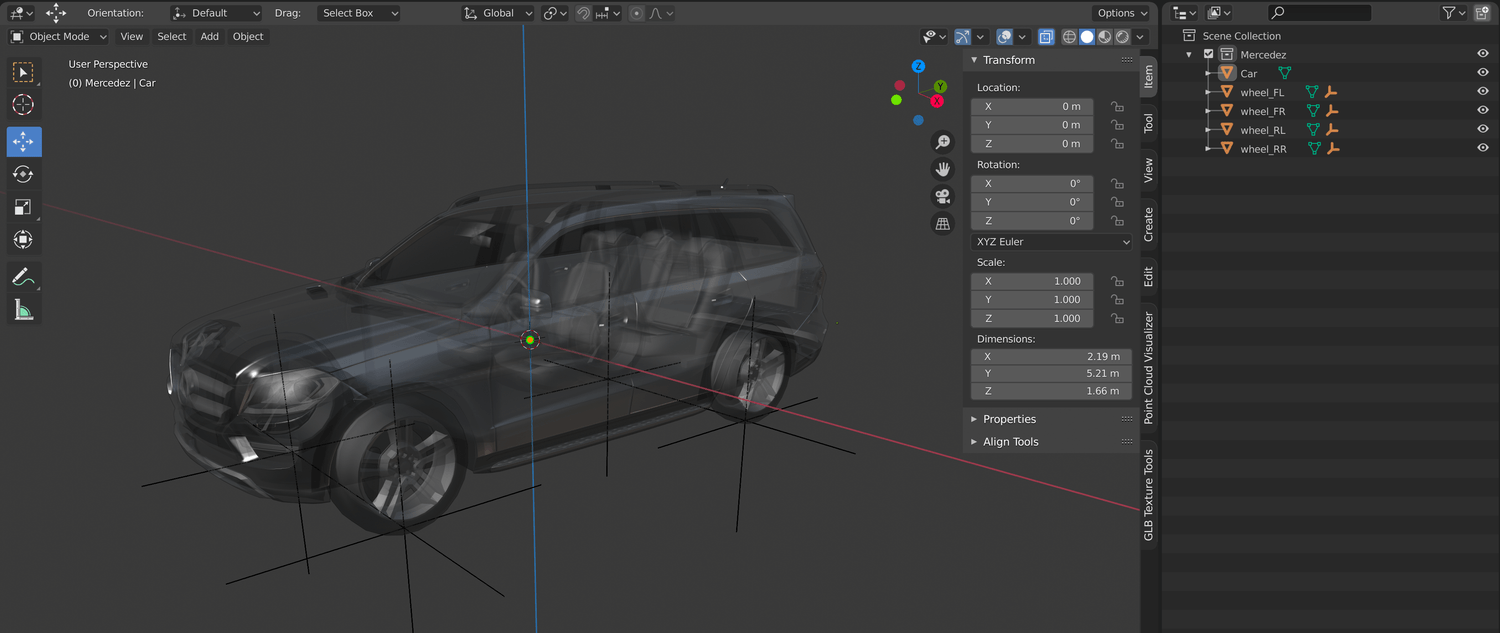 Blender Vehicle SetUp